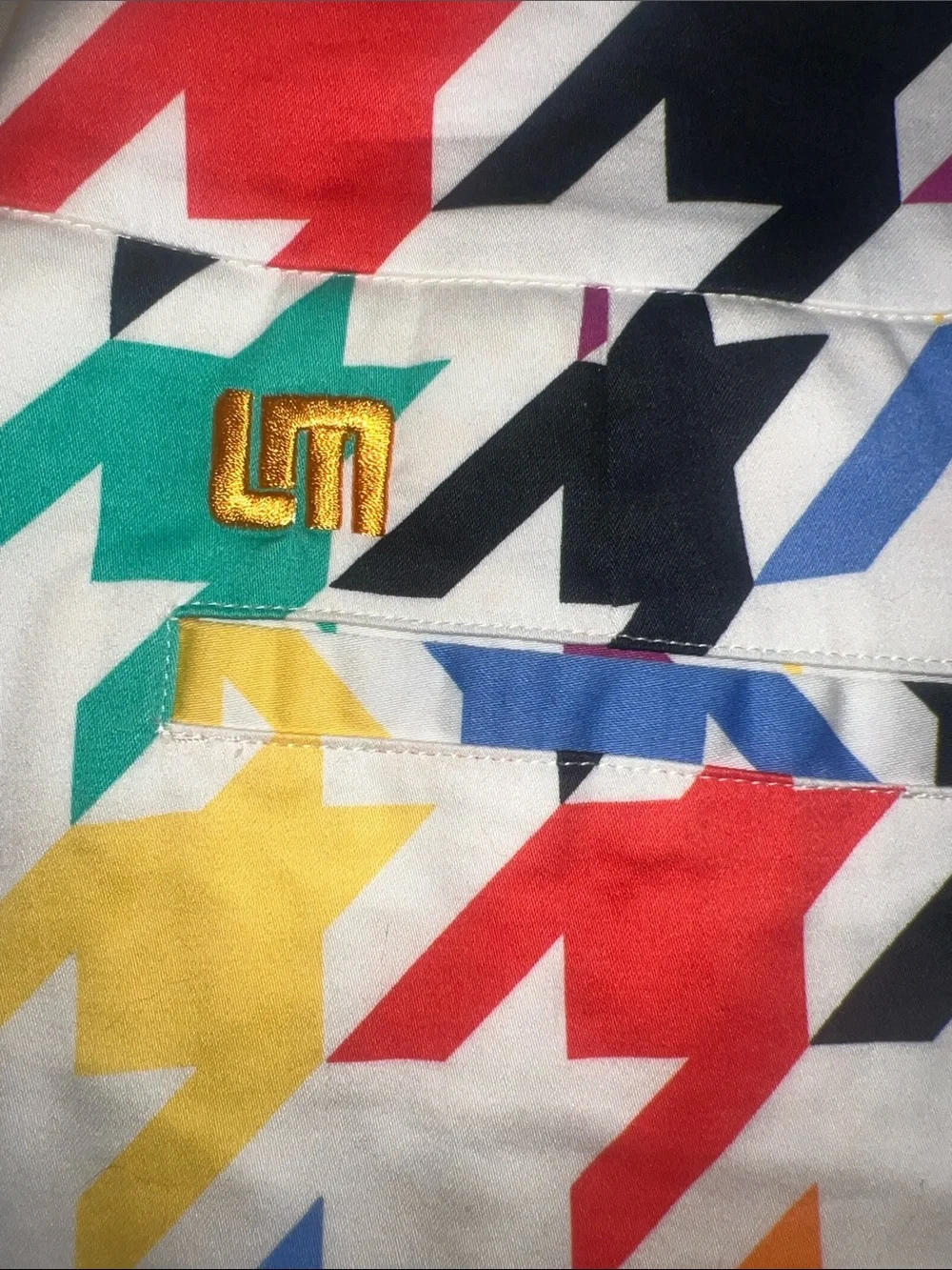 Loudmouth Ladies Multicolor Houndstooth Mini Skort Golf Tennis Pickleball